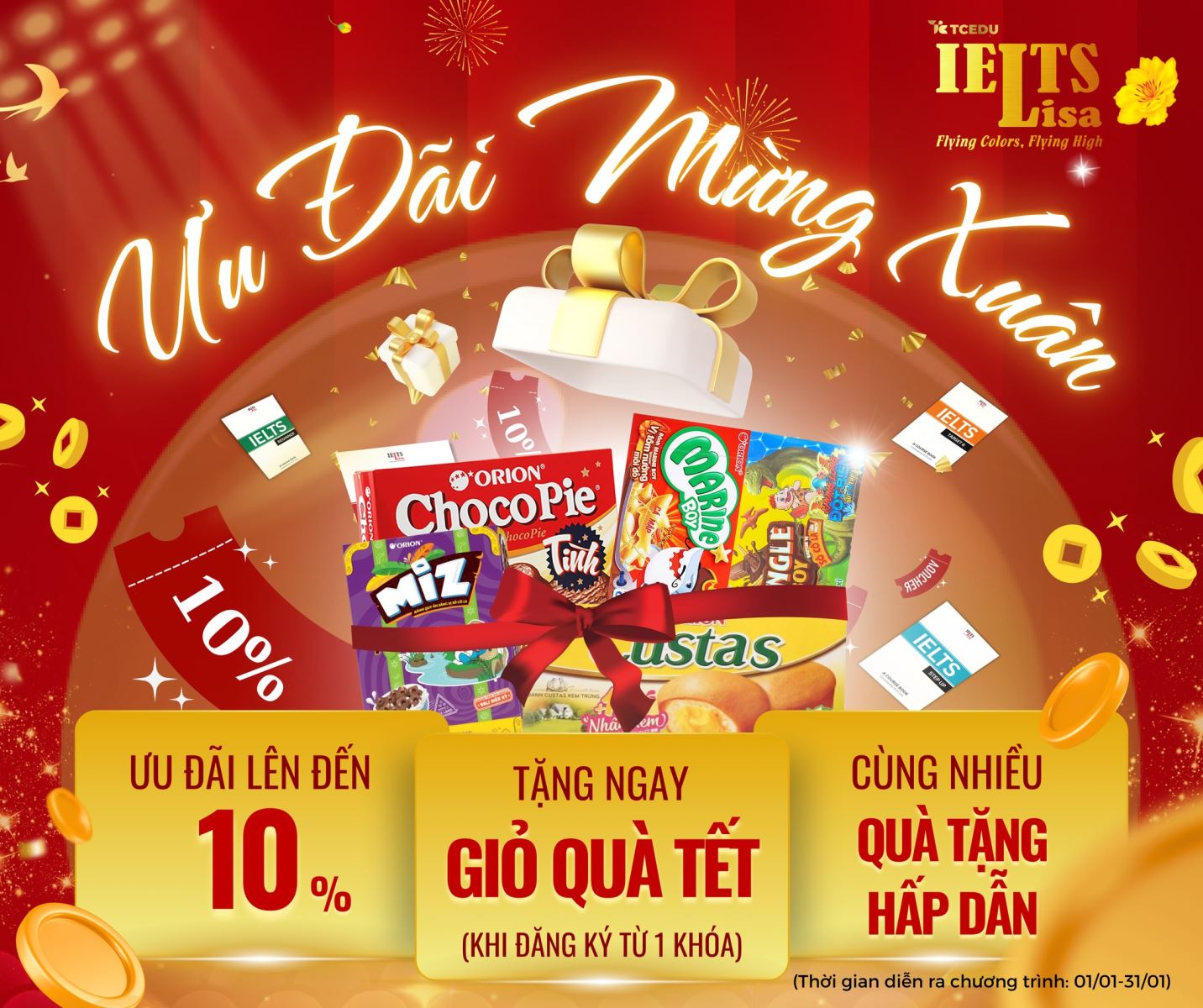 | ƯU ĐÃI MỪNG XUÂN - ƯU ĐÃI LÊN ĐẾN 10% |
