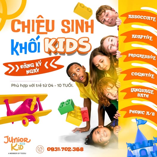 CHÍNH THỨC MỞ CHIÊU SINH KHỐI KIDS – DÀNH CHO TRẺ 4–10 TUỔI